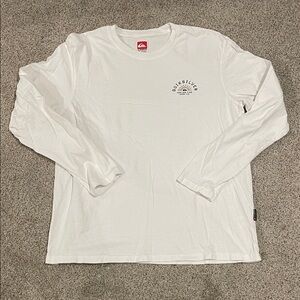 Quiksilver Men's Classic White Long Sleeve Tee